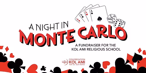 A Night in Monte Carlo\u2014A Fundraiser for the Religious School