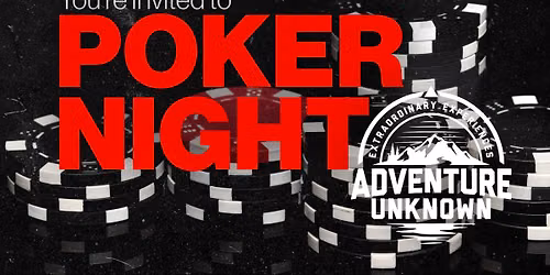 Poker Night at Adventure Unknown