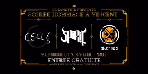 Cells + Spirit + Dead Oils en concert au Canotier \ud83c\udfb8\ud83d\udd25\ud83c\udf7b