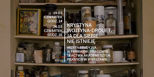 Wizyta studyjna w farbiarni i pracowni tkactwa Akademii Sztuk Pi\u0119knych w Warszawie