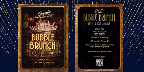 An Epic Bubble Brunch at Gary's Supper Club