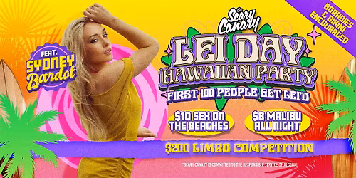 Scary pres. Lei Day Hawaiian Party