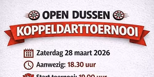 Open Dussen Koppeldarttoernooi
