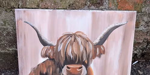 Highland Cow Paint Class