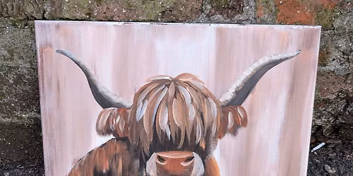 Highland Cow Paint Class