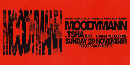 Moodymann (US) + Special Guest TSHA (UK)