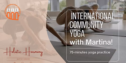 International Community yoga with Martina!