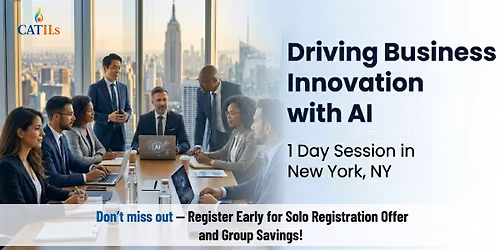 Driving Business Innovation with AI: 1 Day Session in New York, NY