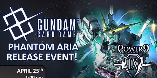 Gundam TCG: GD04 "Phantom Aria" Release Event