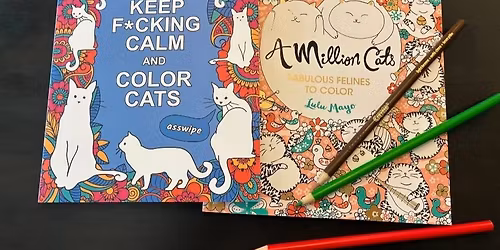 Adult Coloring with Cats