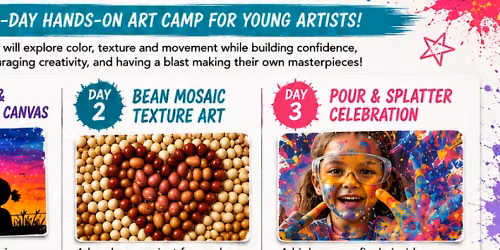 Creative Chaos Summer Camp! At Splat It! 7/7-7/9