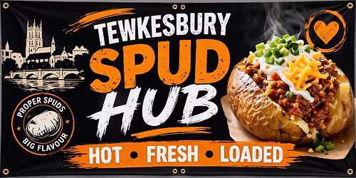 Tewkesbury Spud Hub at the Black Bear in Tewkesbury
