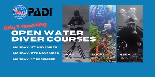 PADI Open Water Diver Course