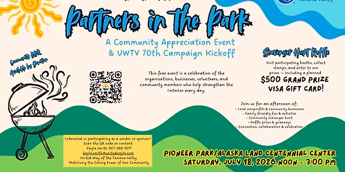 Partners in the Park - A Free Community Appreciation Event & UWTV 70th Campaign Kickoff