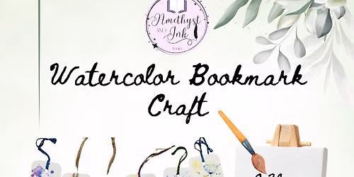 Watercolor Bookmark Craft