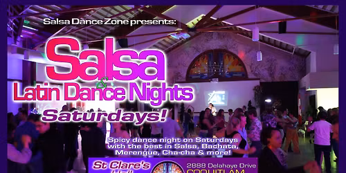 Salsa Nights Saturday - St Clare's Coquitlam \u2605 Sat May 30