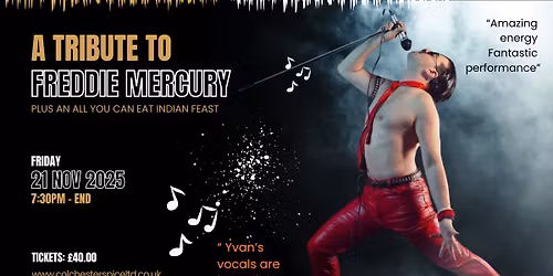 \ud83c\udfa4\u2728 Forever Freddie \u2013 The Ultimate Freddie Mercury Tribute Night!