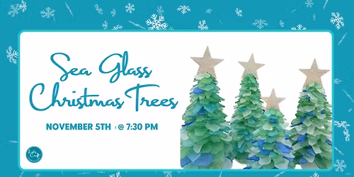 Sea Glass Christmas Trees