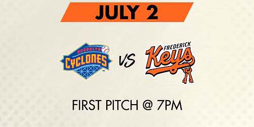 $1 Dog Night | Brooklyn Cyclones vs Frederick Keys @7pm