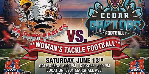VA LADY EAGLES VS CEDAR RAPTORS