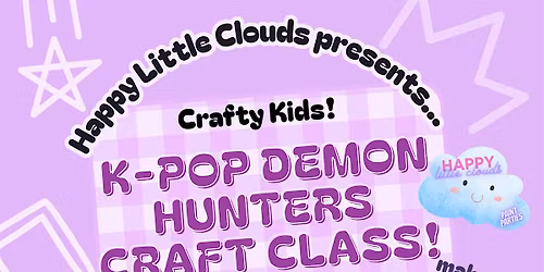 K-Pop Demon Hunters Crafty Kids Class at Alexa's Piano Lessons!