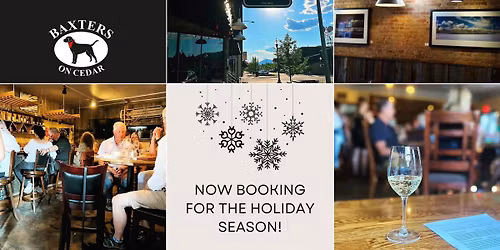 Host Your Private Holiday Party or Event at Baxter\u2019s