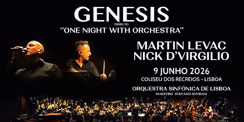 GENESIS TRIBUTE | ONE NIGHT WITH ORCHESTRA