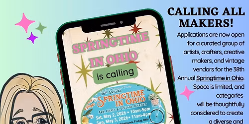 Springtime in Ohio...Art, Craft & Vintage Market