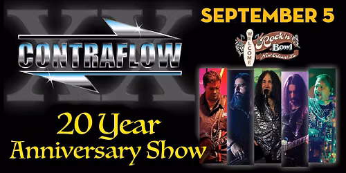 Contraflow 20 Year Anniversary Show at Rock'n'Bowl