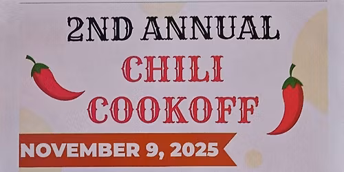 2nd Annual Chili Cookoff!!! 