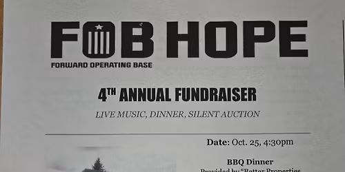 FOB Hope 4th Annual Fundraiser