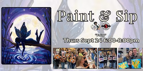 Paint & Sip in Eugene, Oregon \u201cFairy\u201d