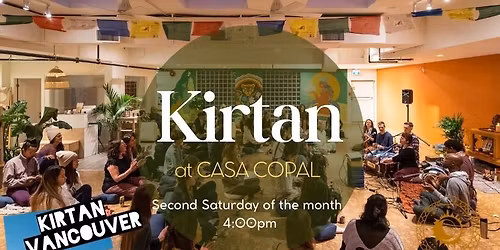 Kirtan at Casa Copal - May 16th**