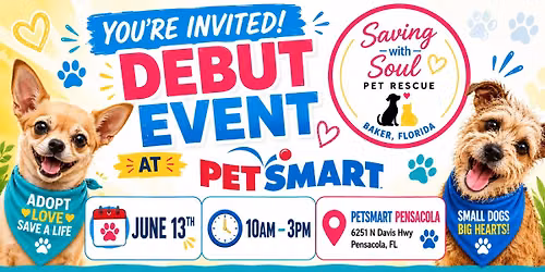 New Venue - Adoption Event in Pensacola!!