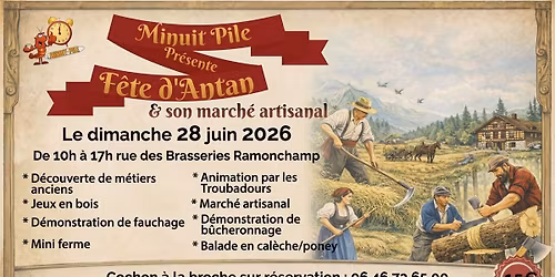 f\u00eate d'antan et march\u00e9 artisanal