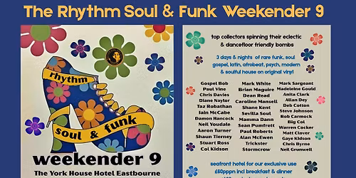 The Rhythm Soul & Funk Weekender 9