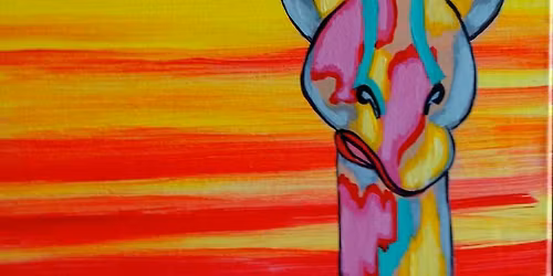 Jolly Giraffy at Dusk