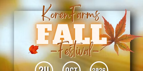 Koren Farms annual Fall Festival!