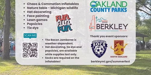 SummerFest- Bacon Jamboree at Bacon Park