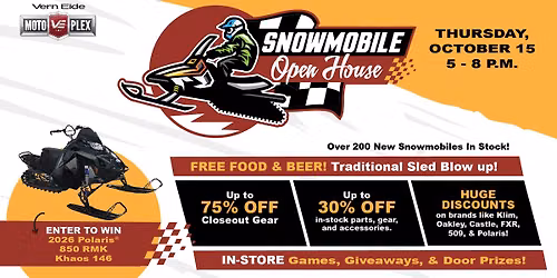\u2744\ufe0f SNOWMOBILE OPEN HOUSE \u2744\ufe0f