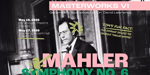 Masterworks VI - IOWA CITY