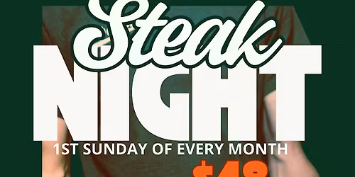 Steak Night at Easy Slider on East Side Ave.