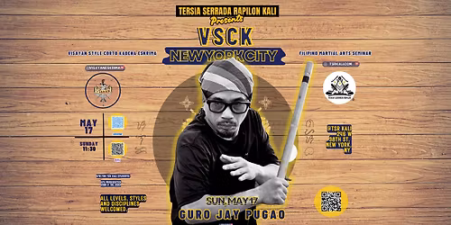 VSCK back in NYC at @TSR Kali | May 17th!