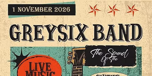't Plein in Udenhout  Presenteert GreySix The Sound Of The 60's & 70's 