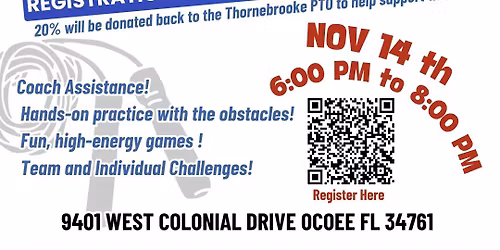 Kids Spirit Night- USA Ninja Challenge