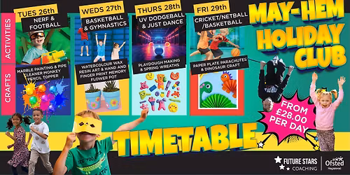 MAY-HEM HOLIDAY CLUB at Manorbrook Primary School