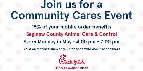 Community Cares Event - Saginaw County Animal Care & Control