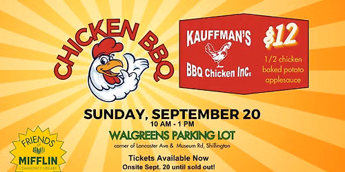 Friends of the MCL Kauffman's Chicken Sale