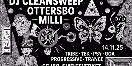 Ottersbo\/\/Dj Cleansweep\/\/Milli\/\/Guild Navigator @ Smelteverket