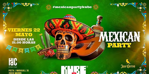 Fiesta mexicana con invitaci\u00f3n a catering y regalos